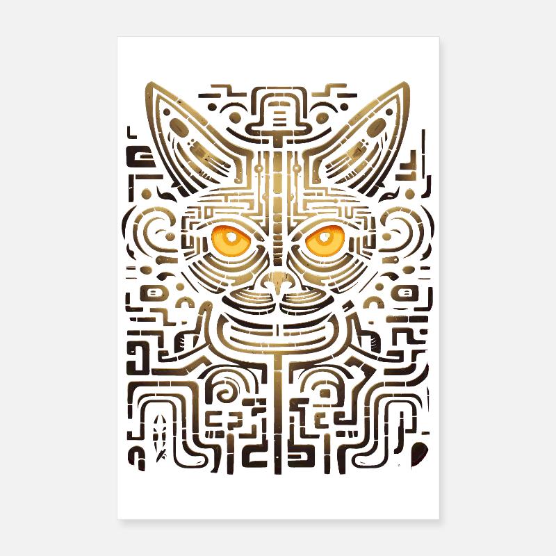 Ancient Cat Poster 16" x 24" (40x60 cm)