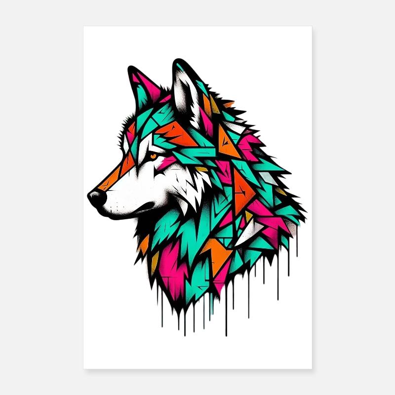 Wolf Poster 40x60 cm