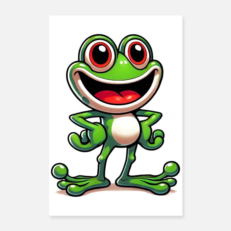 Frosch Poster 40x60 cm