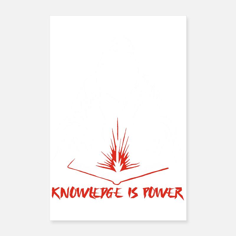 Knowledge is power Poster 16" x 24" (40x60 cm)