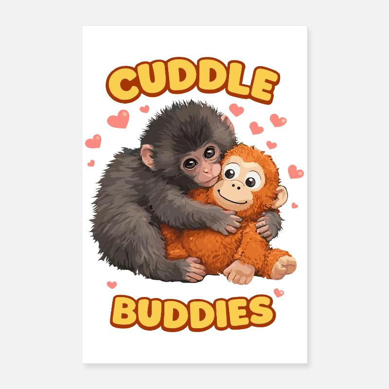 punch the monkey Poster 40x60 cm