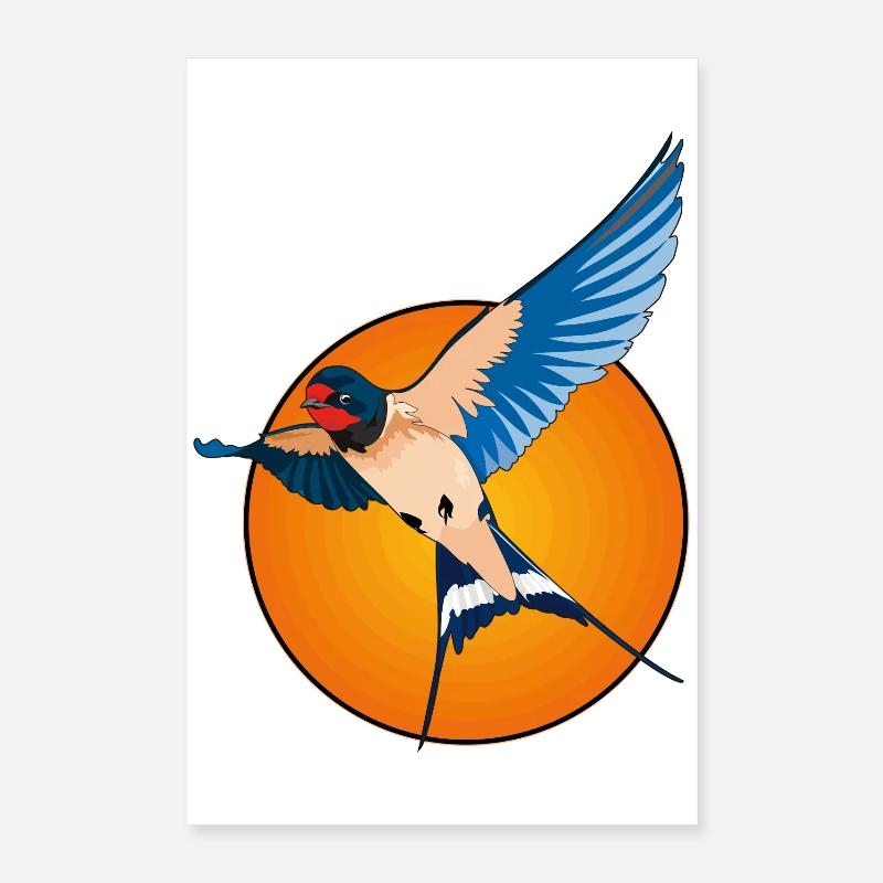 Schwalben 2 Poster 40x60 cm