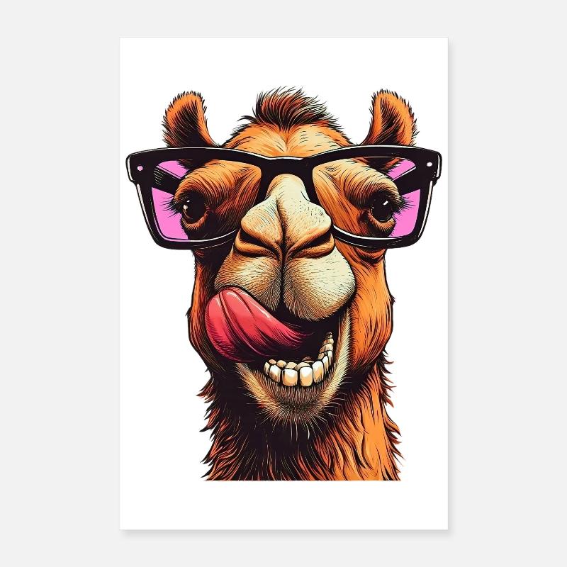 Chameau Poster 40 x 60 cm