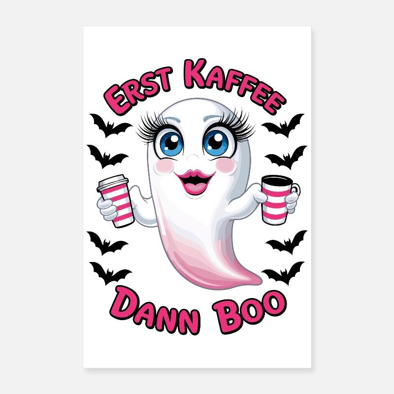 Süßer Geist mit Kaffee Poster 40x60 cm