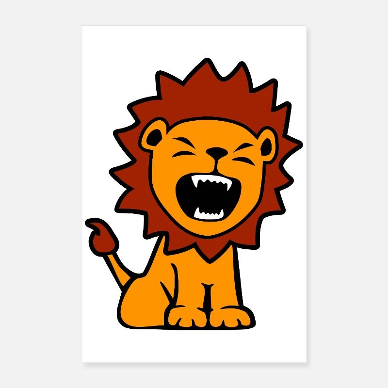 petit lion ROAAR Poster 40 x 60 cm