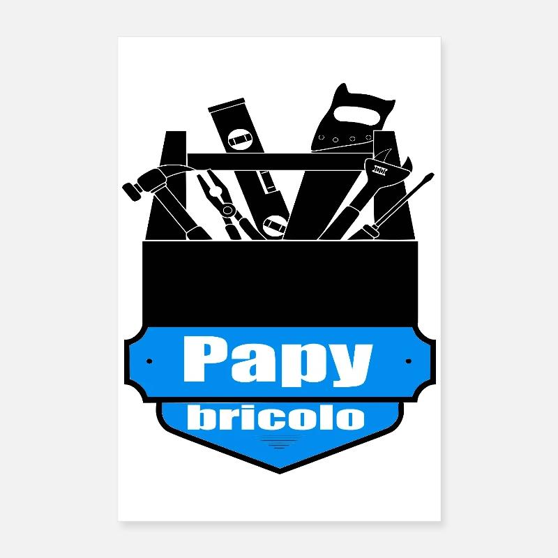 Opa Heimwerken Poster 40x60 cm