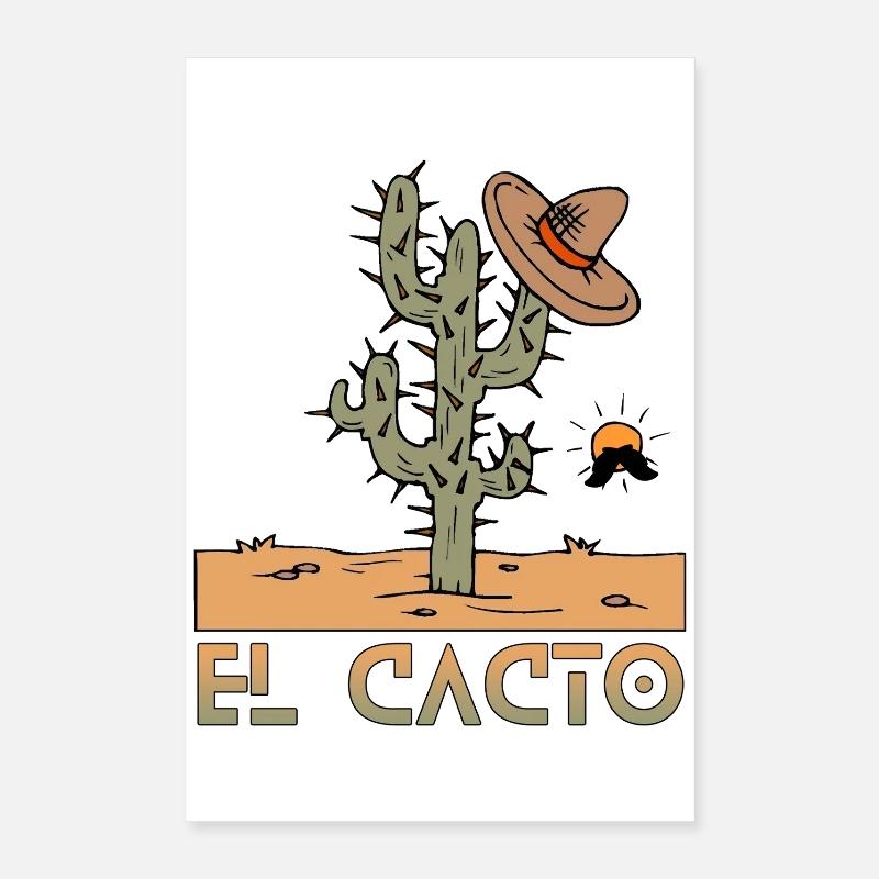 el cacto 2 Poster 40x60 cm