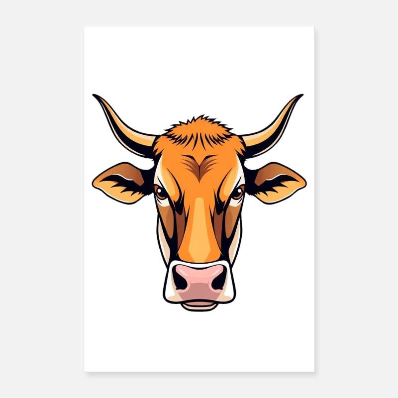 Cow Poster 16" x 24" (40x60 cm)