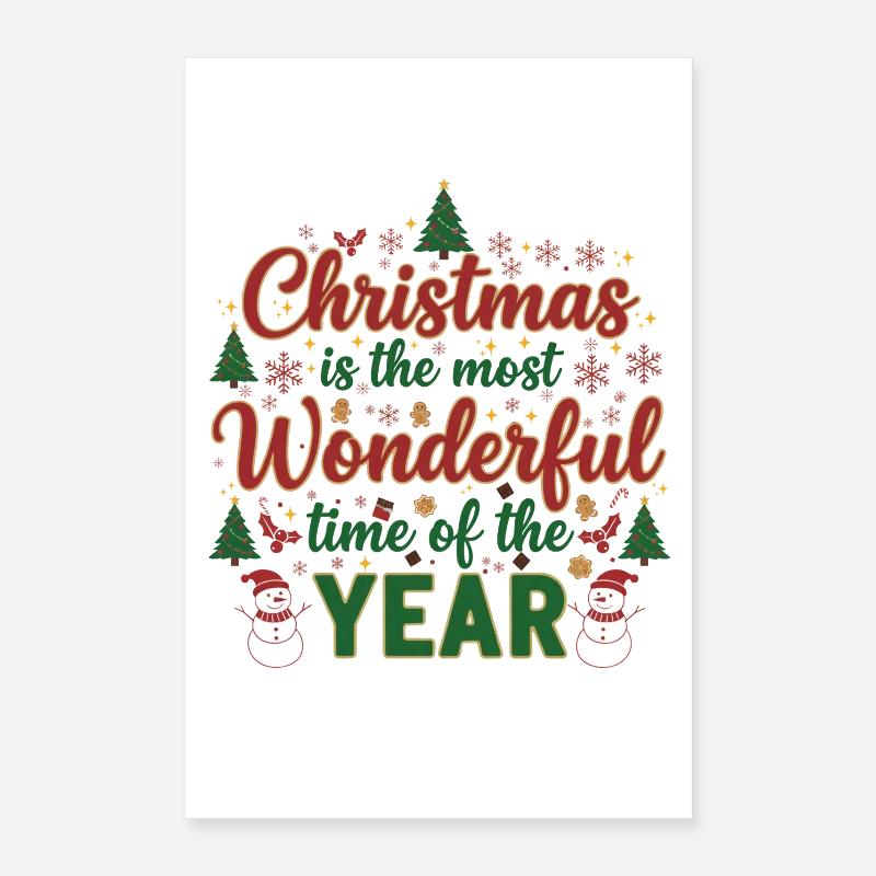 Weihnachtswunderjahr Poster 40x60 cm