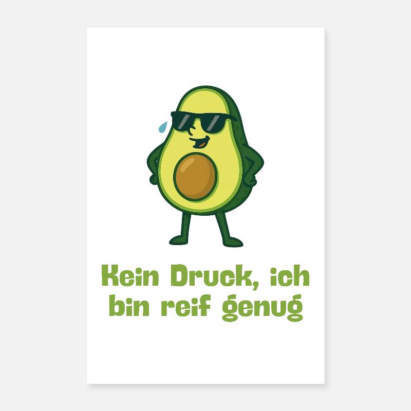 Avocat pas d’imprimé assez mûr Poster 40 x 60 cm