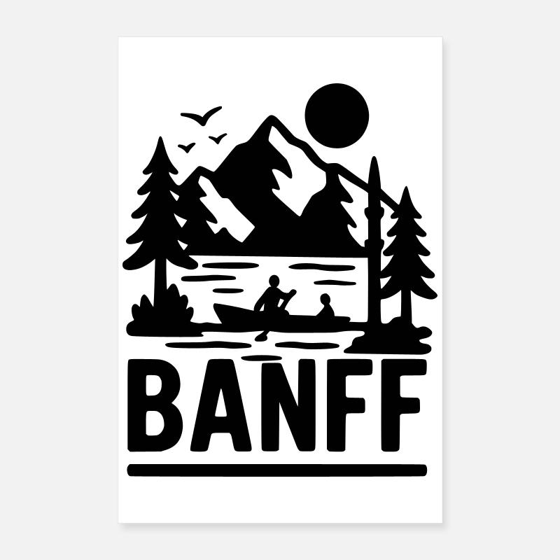 Parc national de Banff Poster 40 x 60 cm