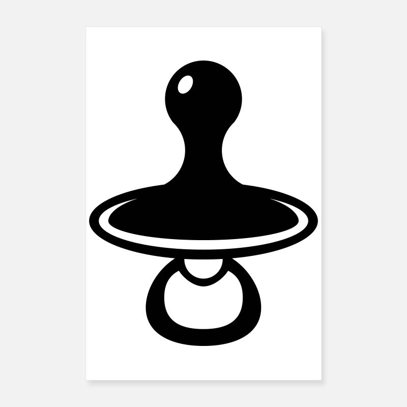 Babyschnuller Poster 40x60 cm