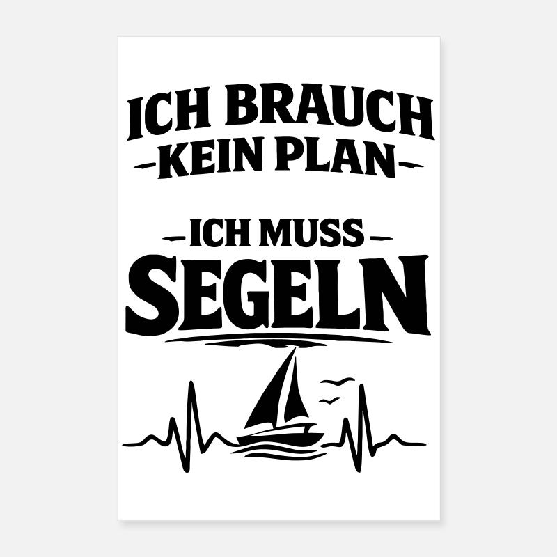Segeln  Poster 40x60 cm