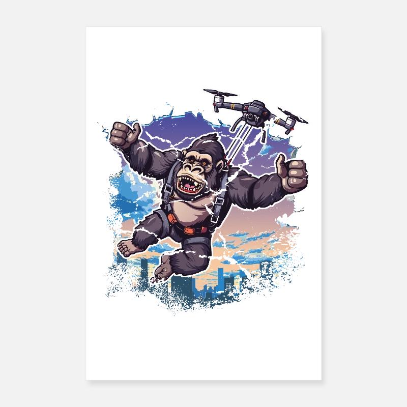 Drone Pilot Accessories Drone Pilot Drone Gift Poster 16" x 24" (40x60 cm)