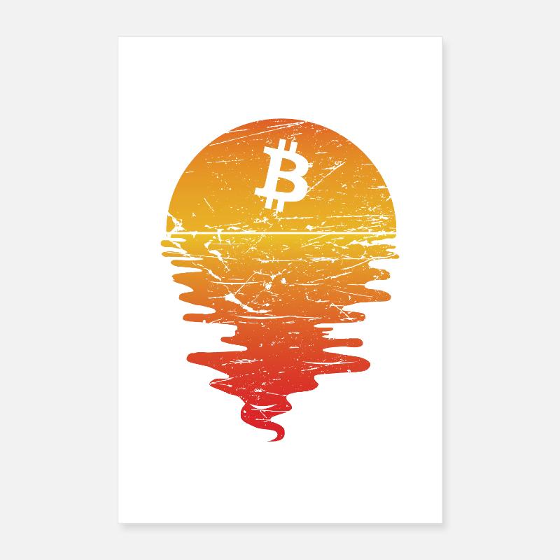 21 million Bitcoins - value rises infinitely Poster 16" x 24" (40x60 cm)