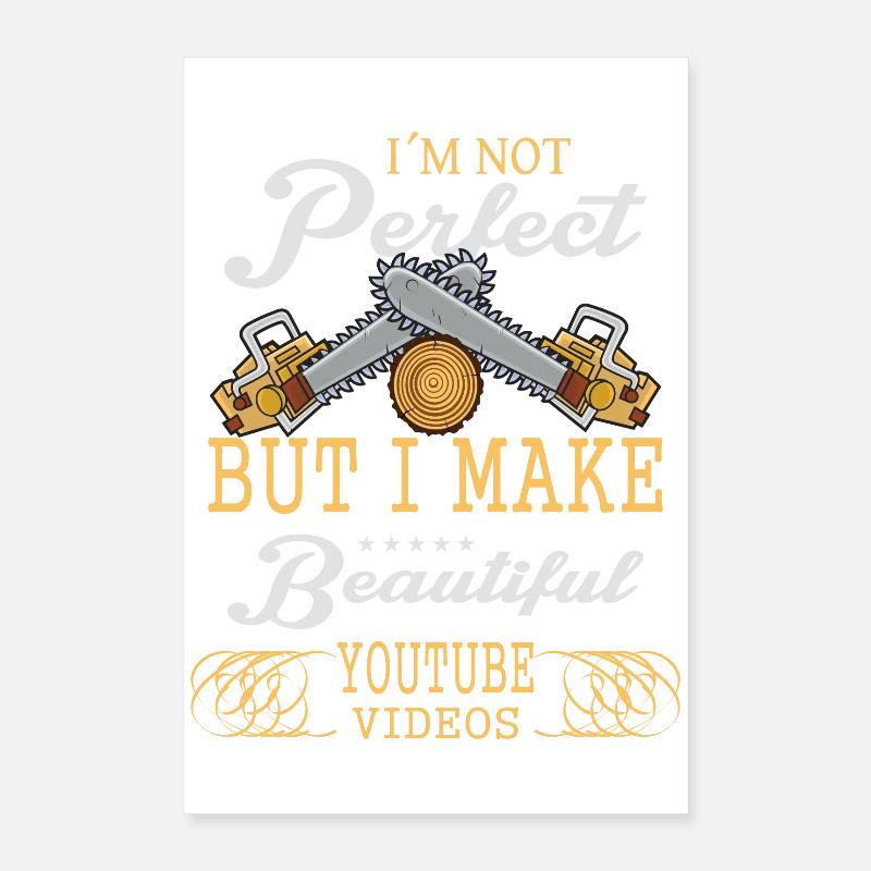 Ich bin nicht Perfekt, aber Poster 40x60 cm