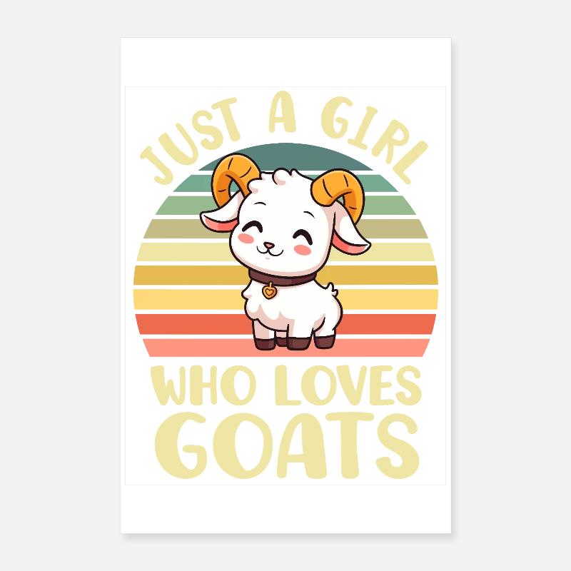 Goat Goat Poster 16" x 24" (40x60 cm)