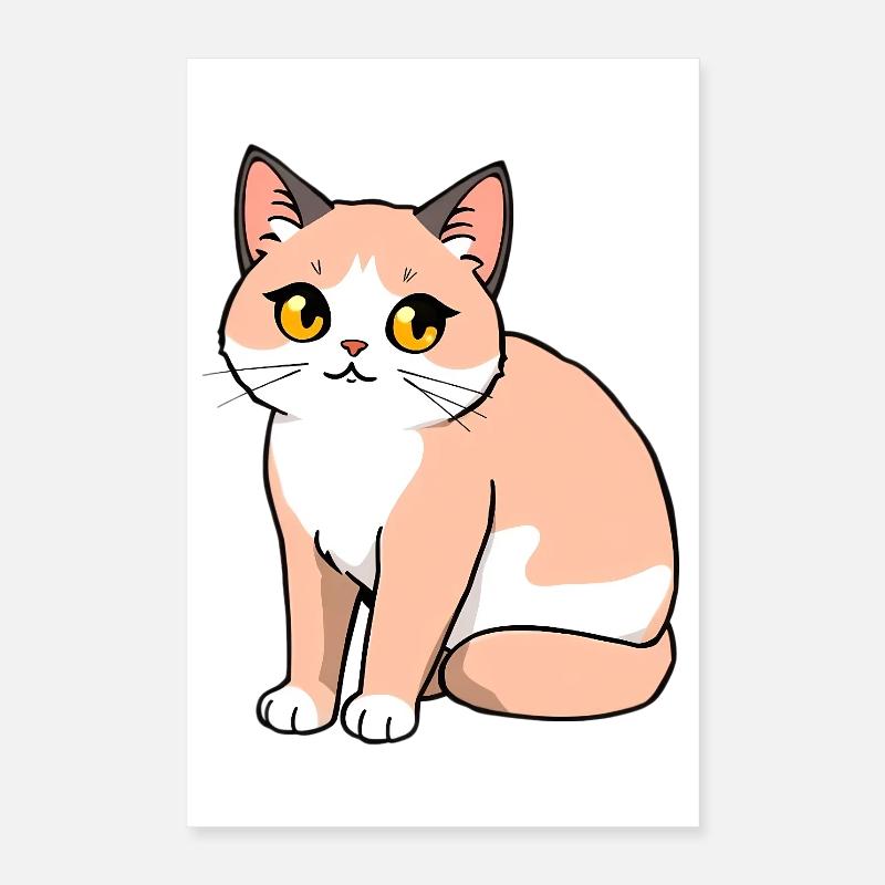 Cat Poster 16" x 24" (40x60 cm)