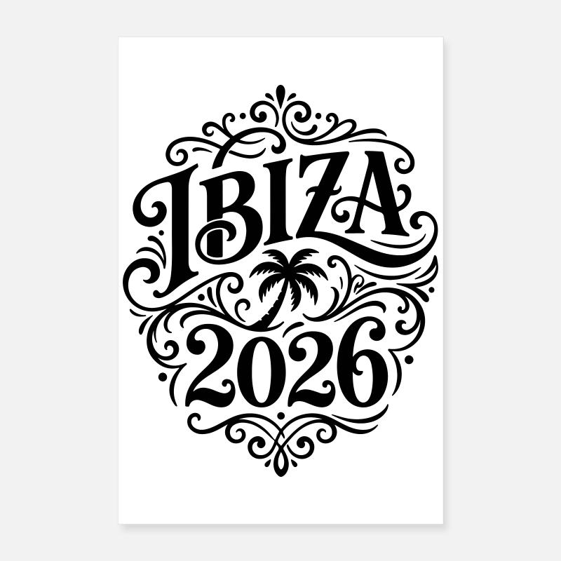 Palmier d’Ibiza 2026 Poster 40 x 60 cm