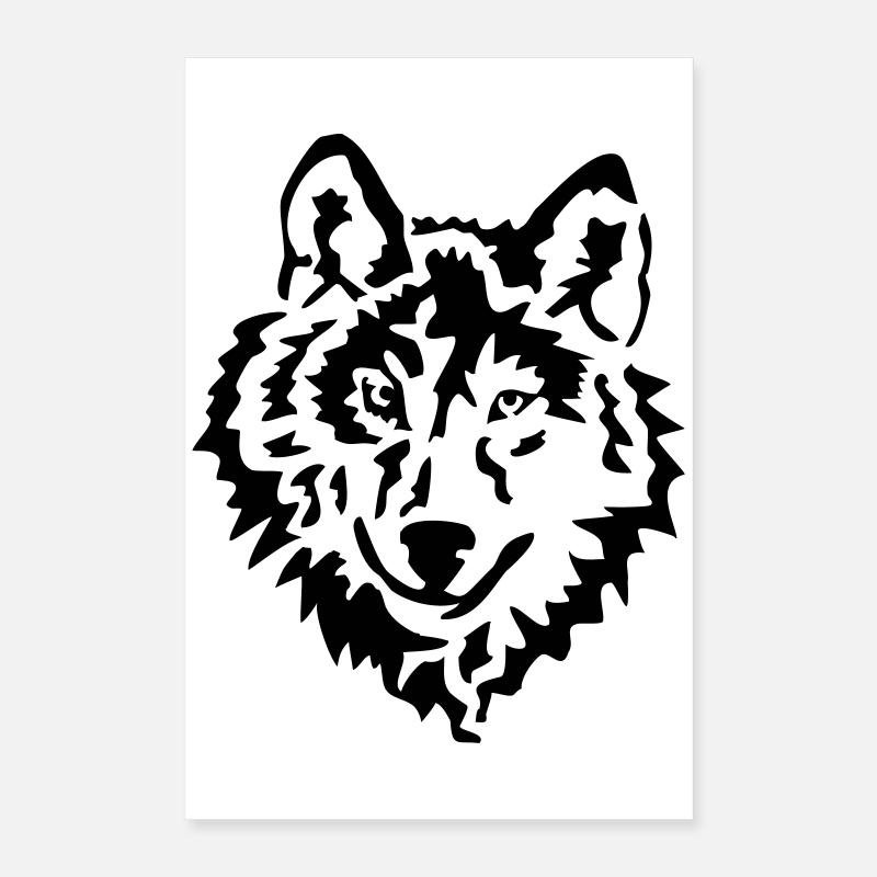 le loup Poster 40 x 60 cm
