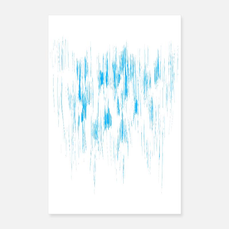 Background Abstract / BLUE Poster 16" x 24" (40x60 cm)