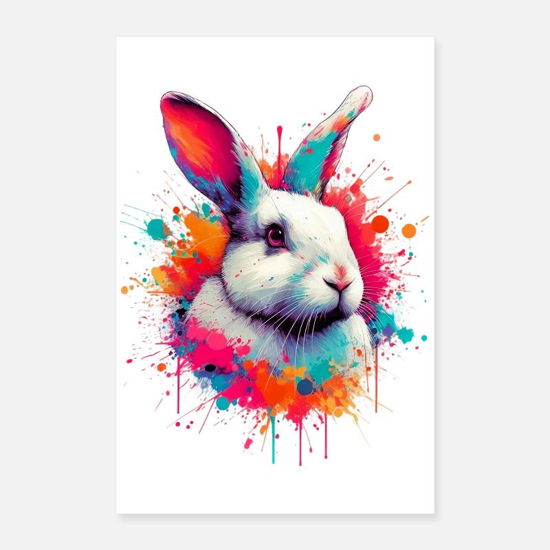 Rabbit Poster 16" x 24" (40x60 cm)