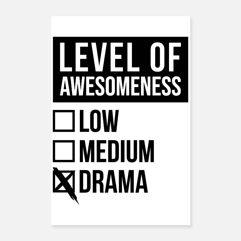 drame Poster 40 x 60 cm