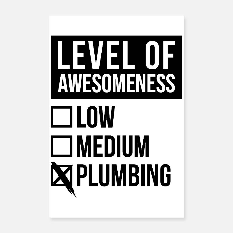 Klempner Poster 40x60 cm