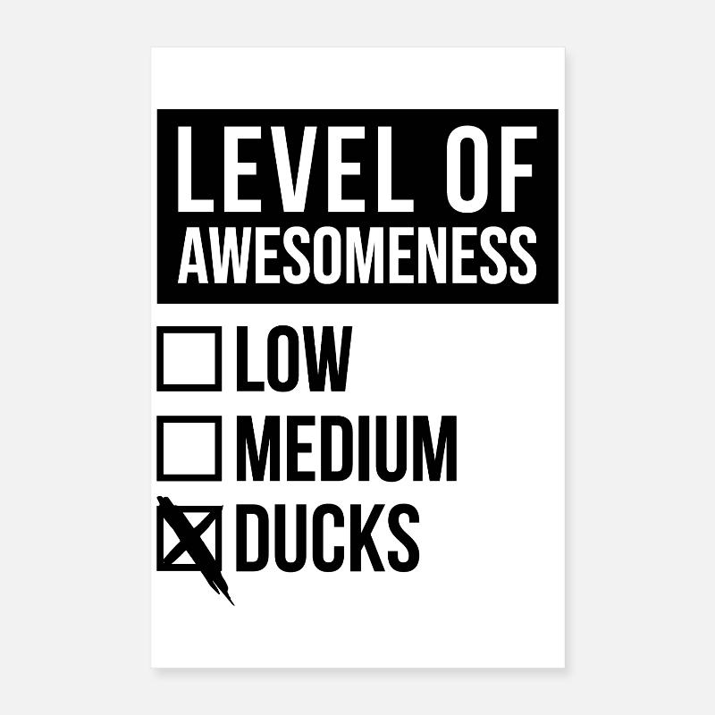 Duck Poster 16" x 24" (40x60 cm)