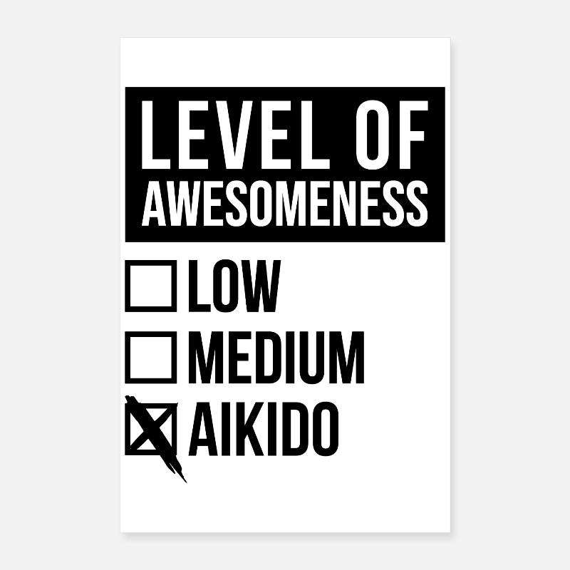 Aikido Poster 40x60 cm