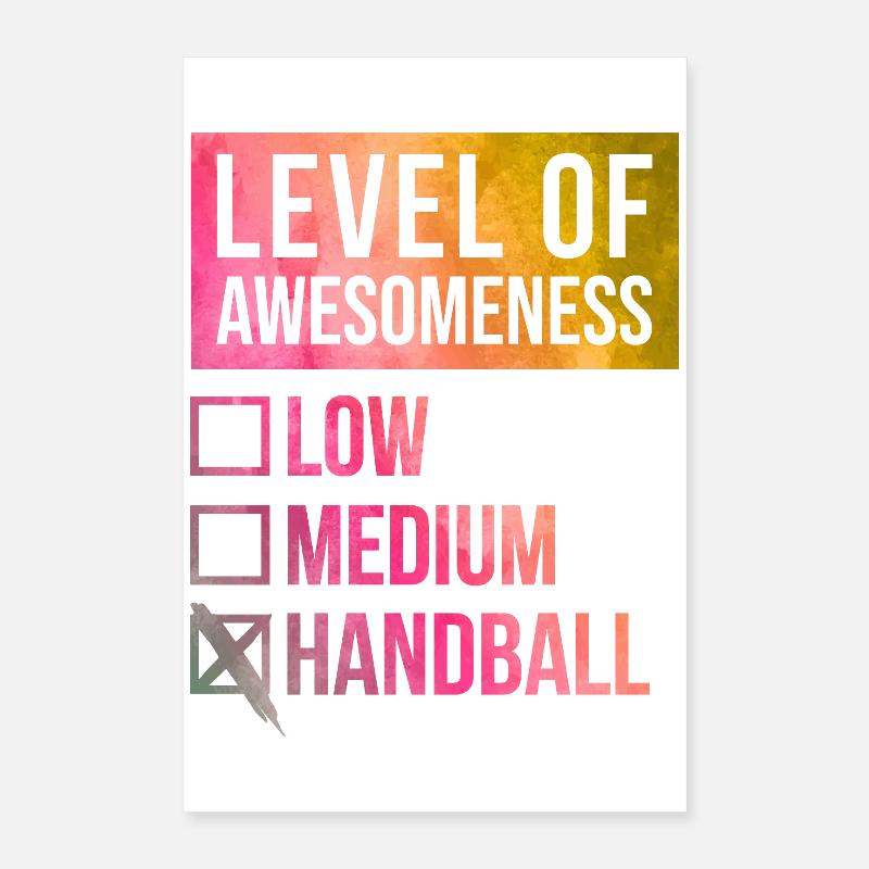 Handball Poster 40x60 cm