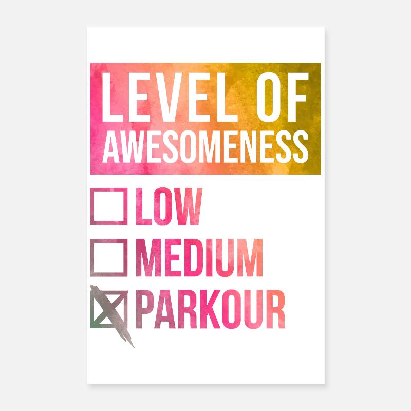 Parkour Poster 16" x 24" (40x60 cm)
