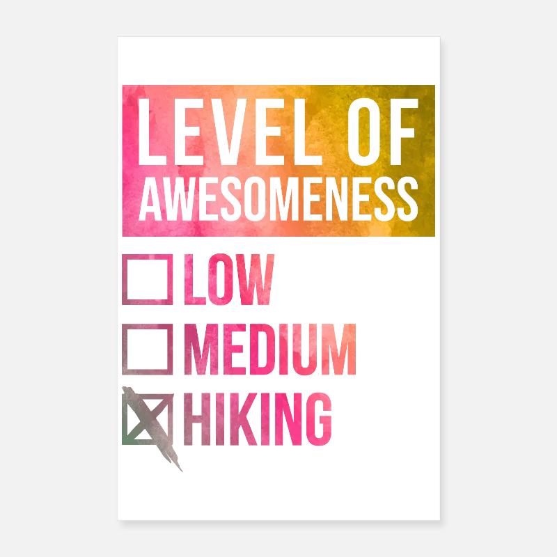 Wandern Poster 40x60 cm