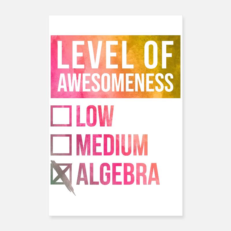 Algebra Poster 40x60 cm