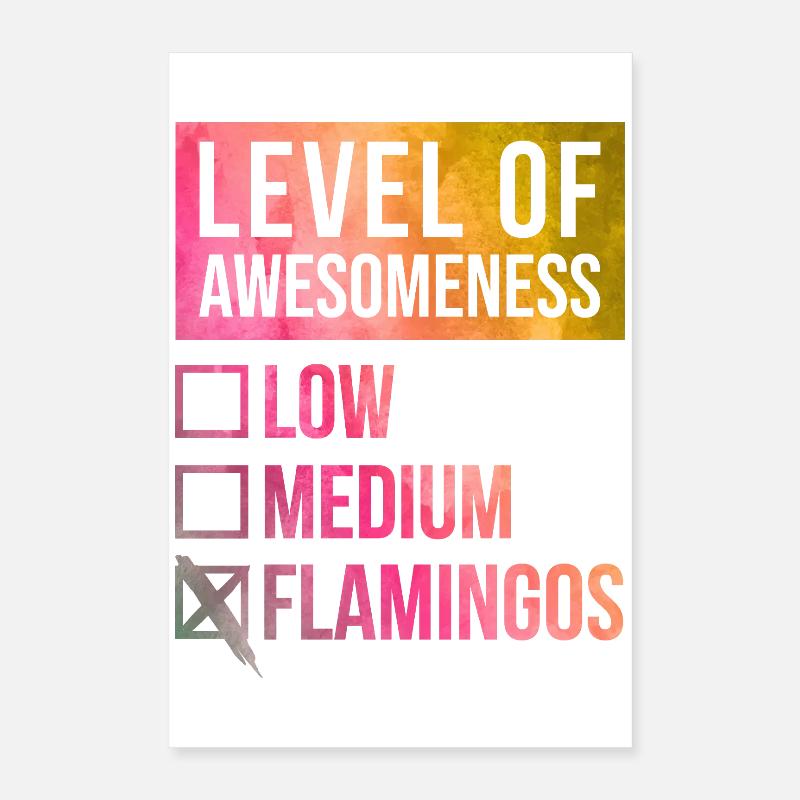 Flamingo Poster 40x60 cm