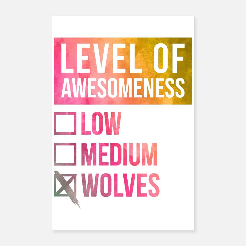 Wolf Poster 16" x 24" (40x60 cm)