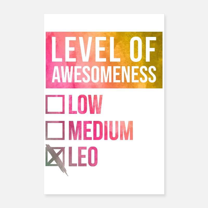 Löwe Poster 40x60 cm