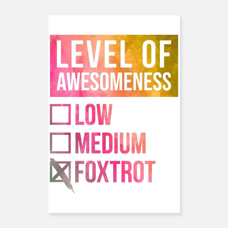 Foxtrot Poster 16" x 24" (40x60 cm)