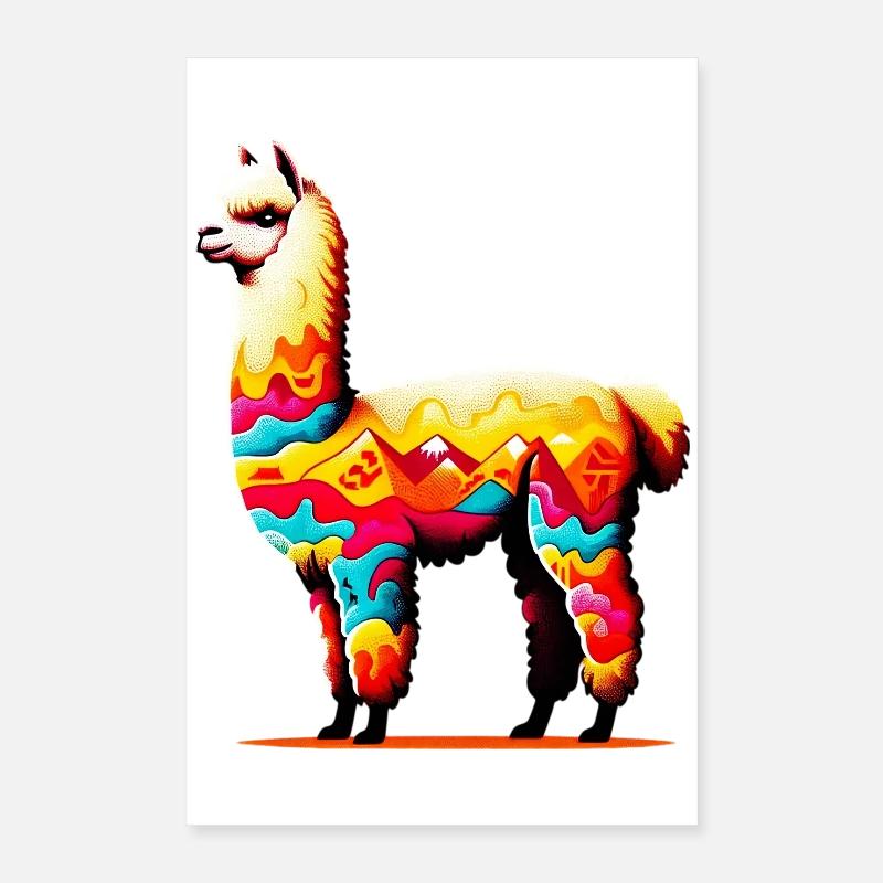 Alpaca Poster 16" x 24" (40x60 cm)