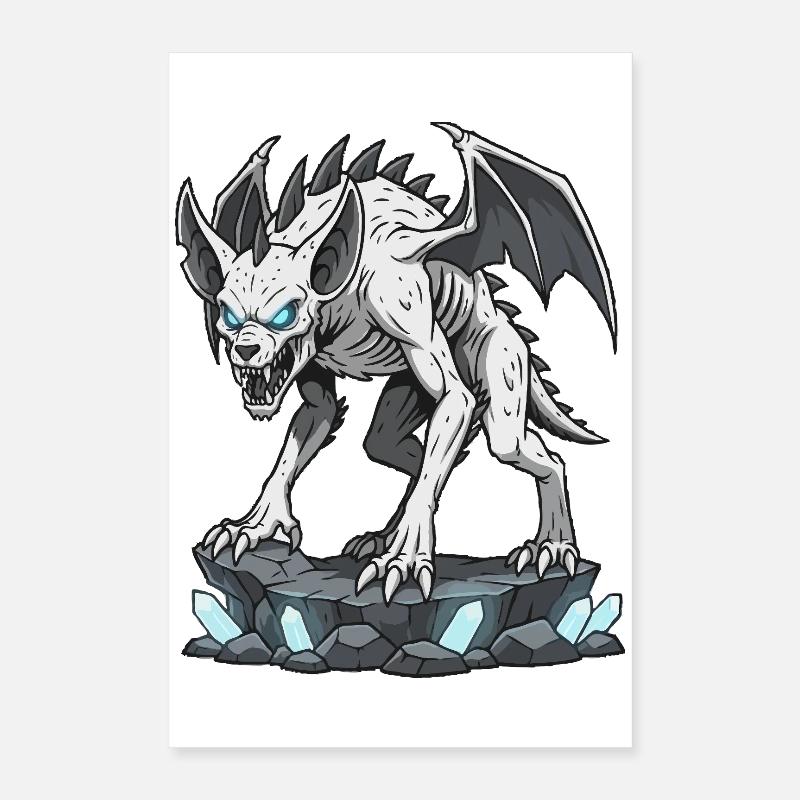 Chupacabra Demonwolf Poster 16" x 24" (40x60 cm)