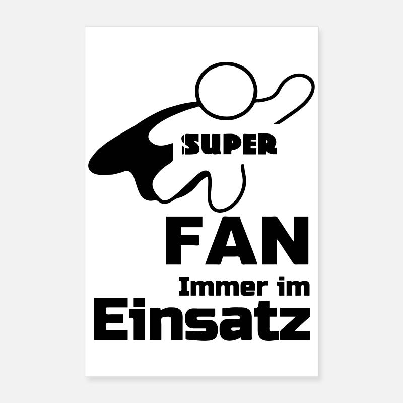 Super Fan Geschenk Poster 40x60 cm