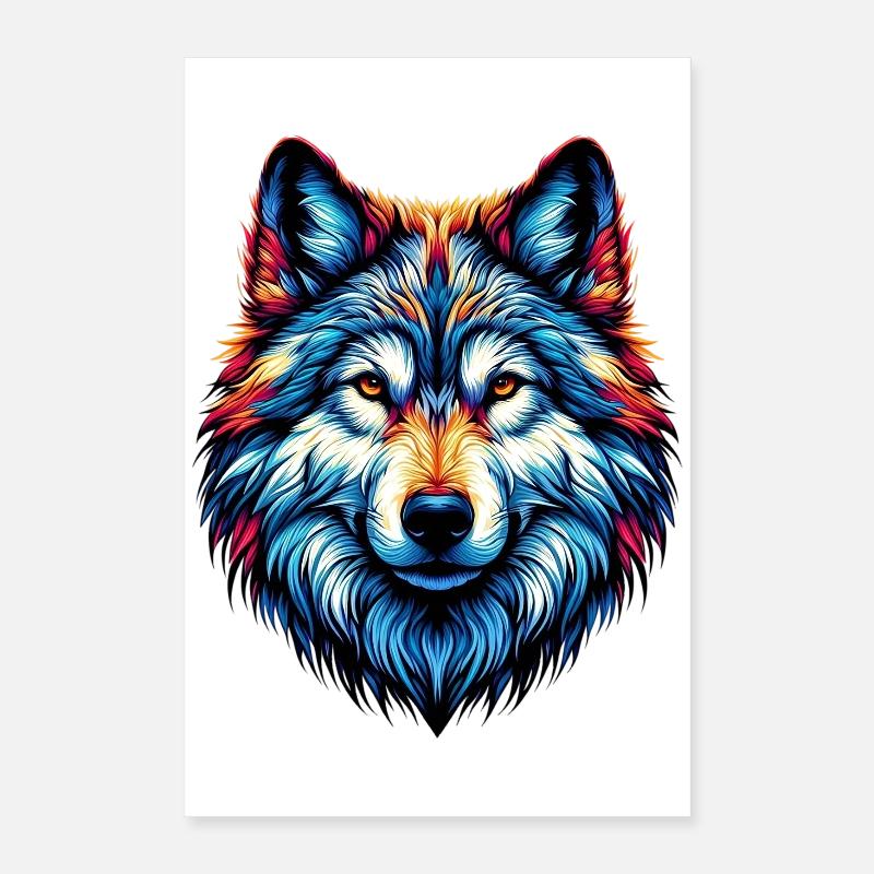 Wolf Poster 40x60 cm