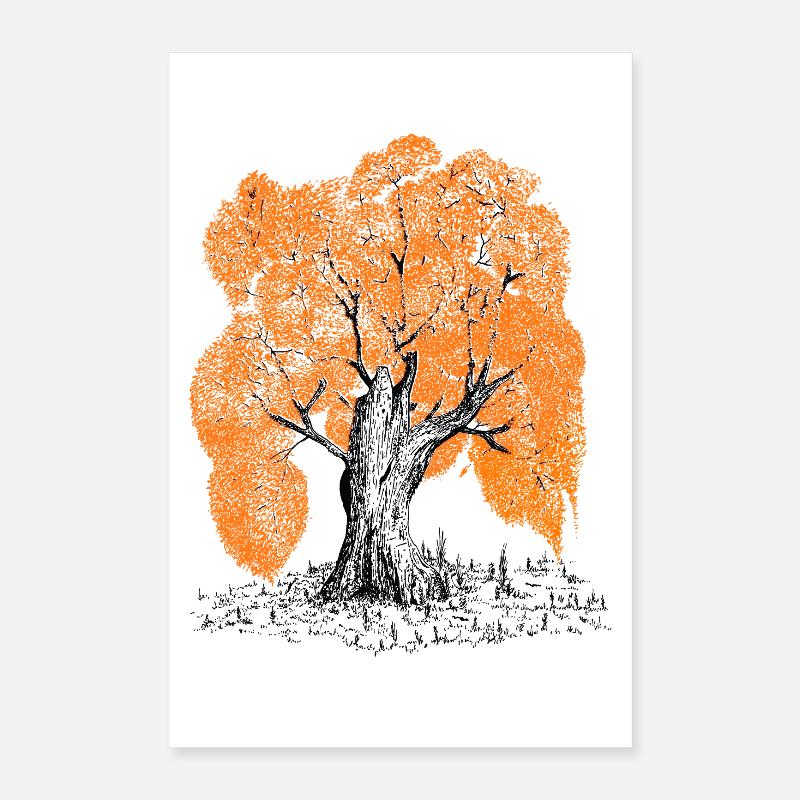 MJR - Orangenbaum Poster 40x60 cm