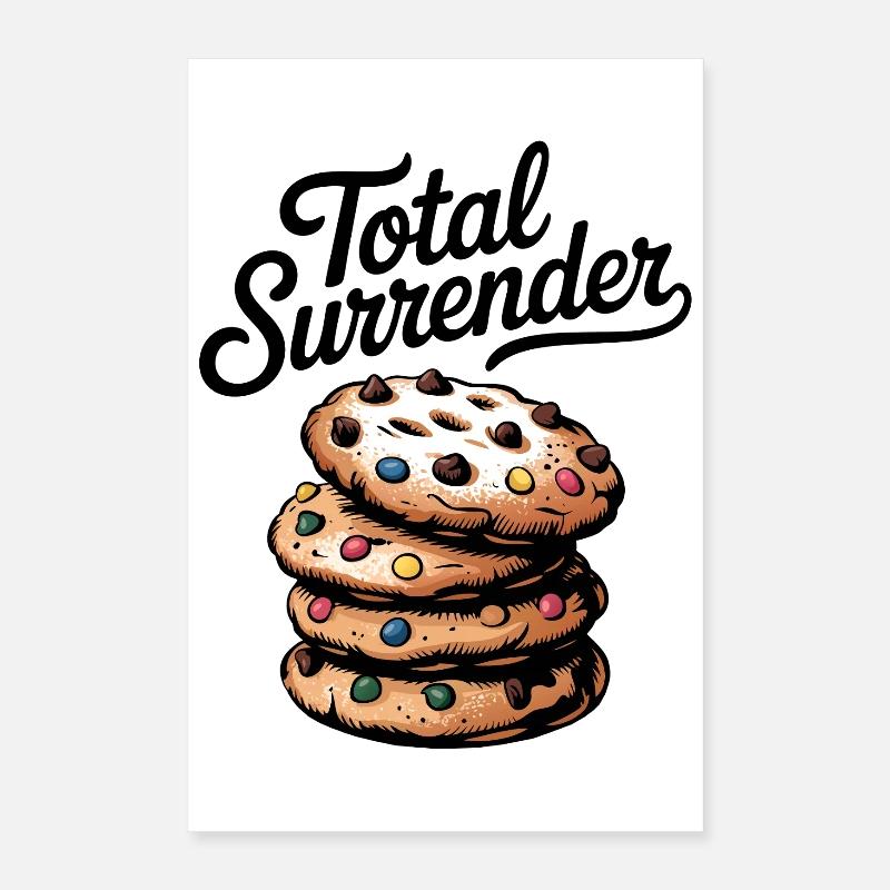 Cookie stack colorful with candy colors Poster 16" x 24" (40x60 cm)