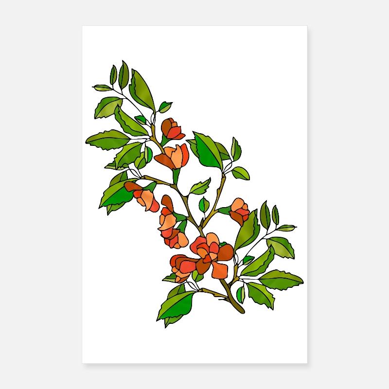 Fleur Poster 40 x 60 cm