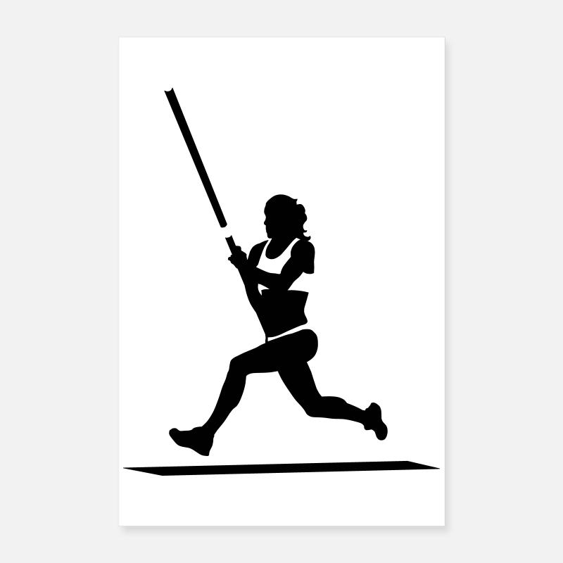 Stabhochsprung Poster 40x60 cm
