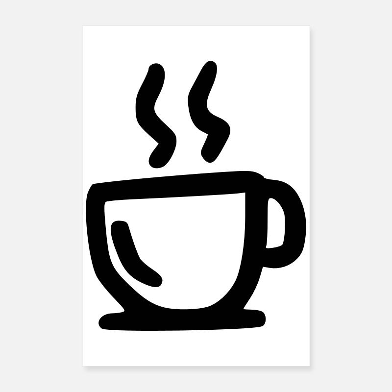 heiße Tasse Poster 40x60 cm