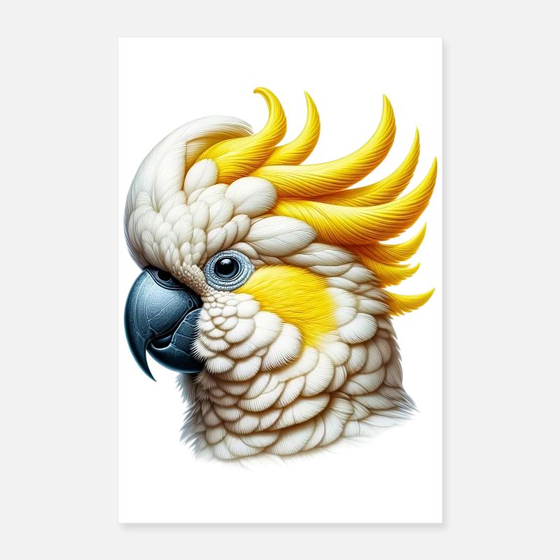 Kakadu-Papagei Poster 40x60 cm