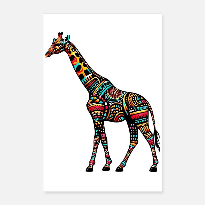 Giraffe Poster 40x60 cm