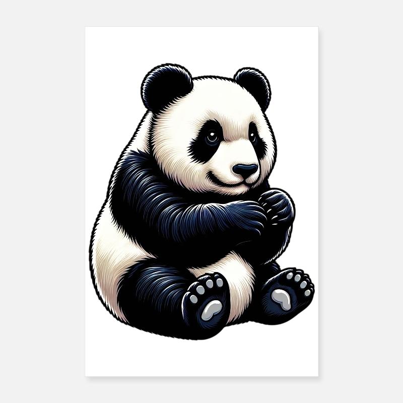 Panda Poster 40 x 60 cm